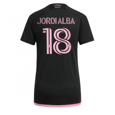 Dres Inter Miami Jordi Alba #18 Gostujuci za Žensko 2024-25 Kratak Rukav Dres Inter Miami Jordi Alba #18 Gostujuci za Žensko 2024-25 Kratak Rukav